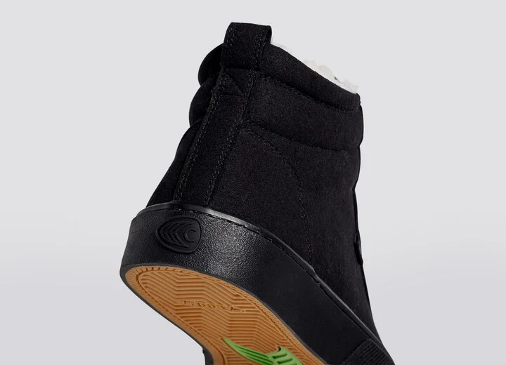 OCA THERMA High All Black Vegan Suede Boot Men - Image 6