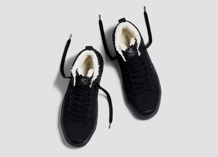 OCA THERMA High All Black Vegan Suede Boot Men - Image 7