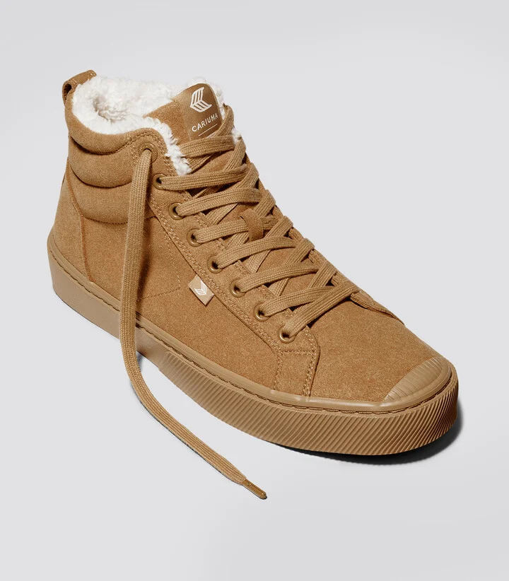 OCA THERMA High All Camel Vegan Suede Boot Men - Image 2