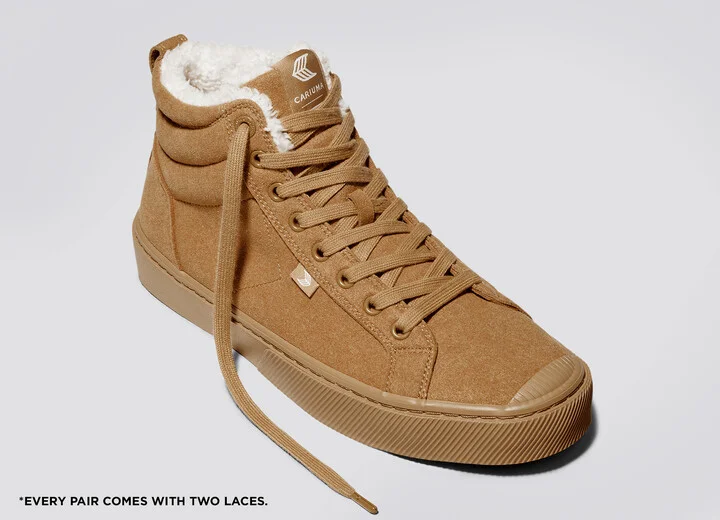 OCA THERMA High All Camel Vegan Suede Boot Men - Image 4