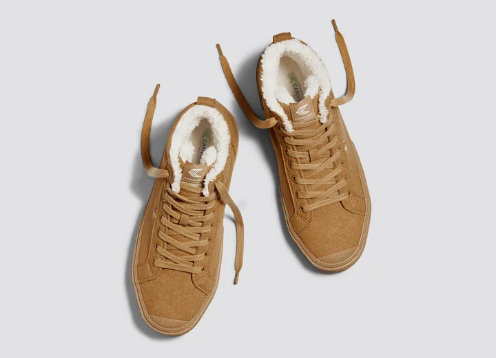 OCA THERMA High All Camel Vegan Suede Boot Men - Image 7