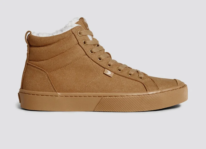 OCA THERMA High All Camel Vegan Suede Boot Women - Image 3