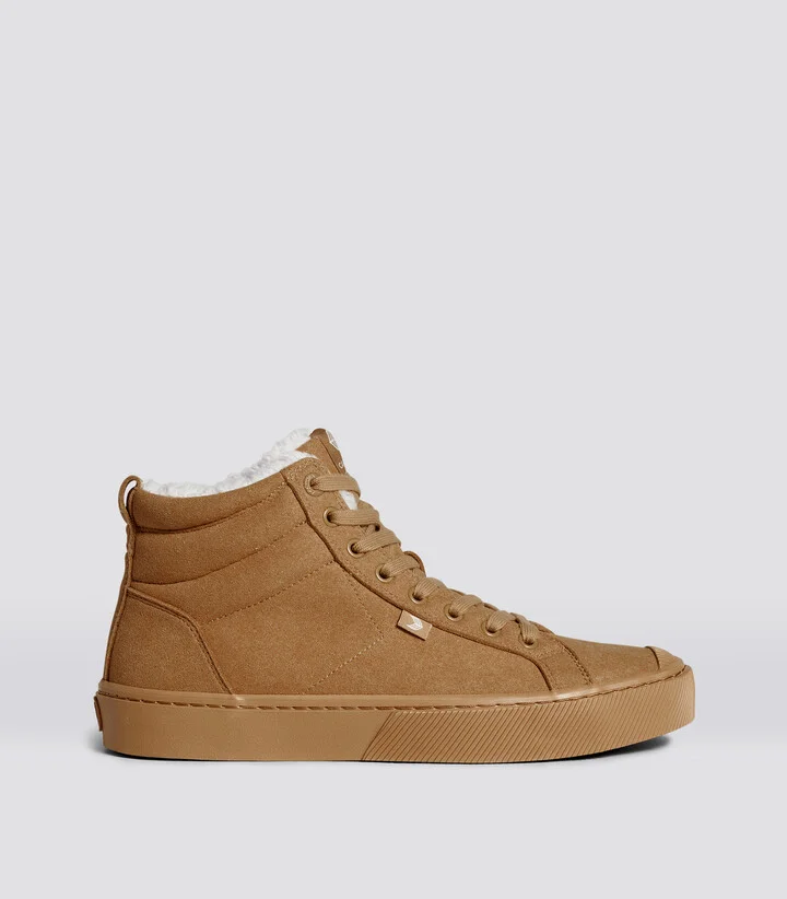 OCA THERMA High All Camel Vegan Suede Boot Women