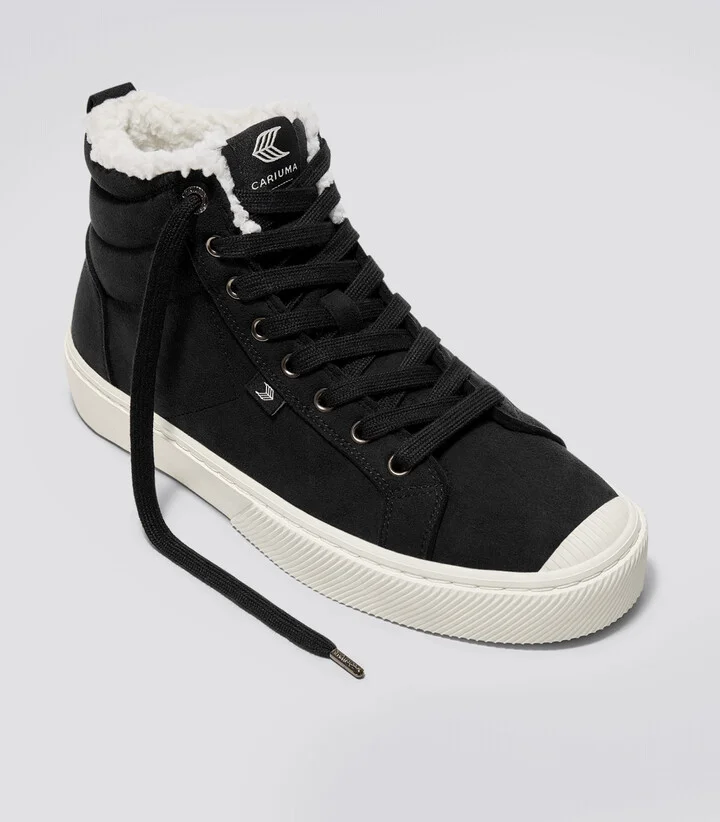 OCA THERMA High Black Vegan Suede Boot Men - Image 2