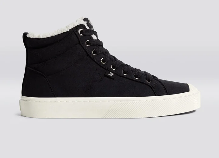 OCA THERMA High Black Vegan Suede Boot Men - Image 3