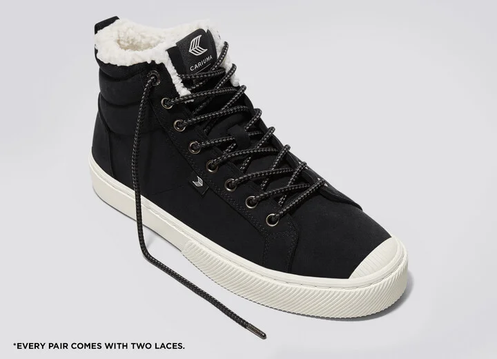 OCA THERMA High Black Vegan Suede Boot Men - Image 5