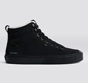 OCA Therma High Hooks All Black Suede Boot Men - Image 9