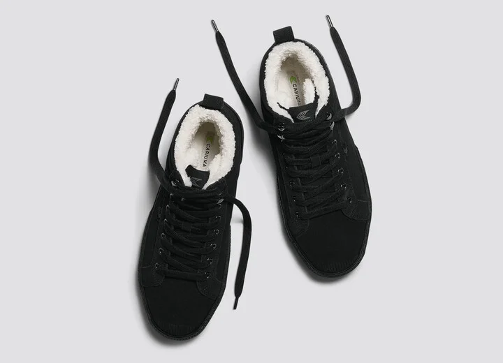 OCA Therma High Hooks All Black Suede Boot Women - Image 7