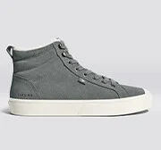 OCA Therma High Hooks Charcoal Grey Suede Boot Women - Image 9