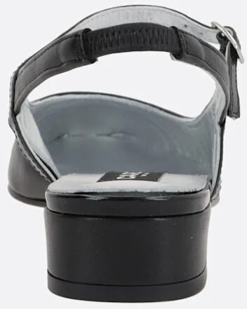 Oceano Slingbacks In Nappa And Patent Leather - Image 3