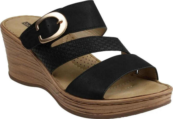 Odalis Platform Wedge Slide Sandal