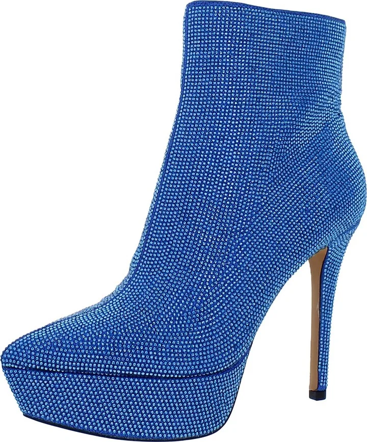 Odeda 2 Womens Pointed Toe Heels Ankle Boots