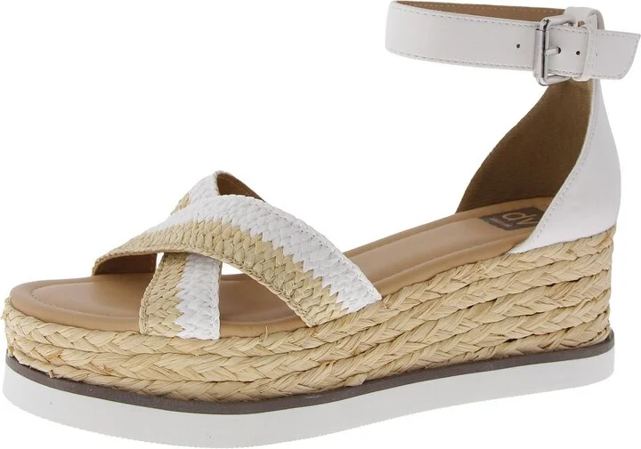 ODELL Womens Platform Ankle Strap Wedge Sandals