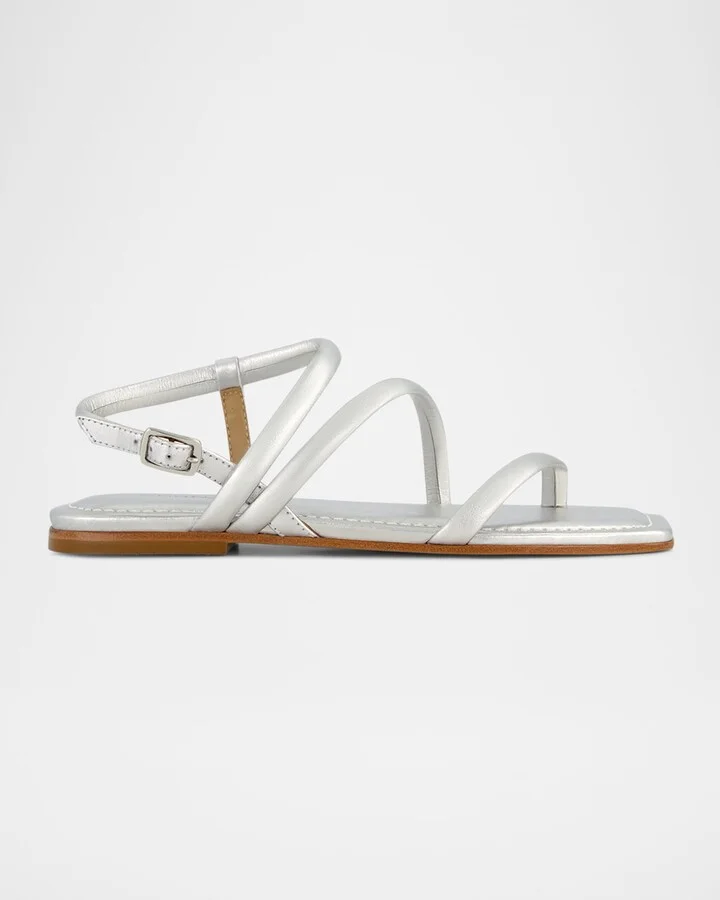 Silver Metallic Antique Calf