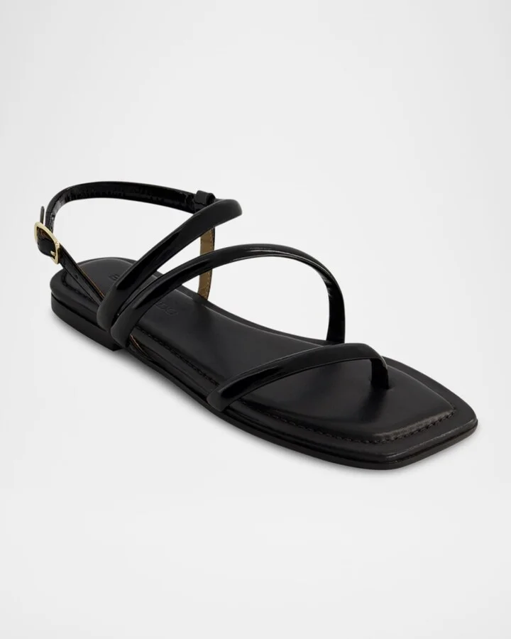 Odessa Patent Thong Slingback Sandals - Image 2