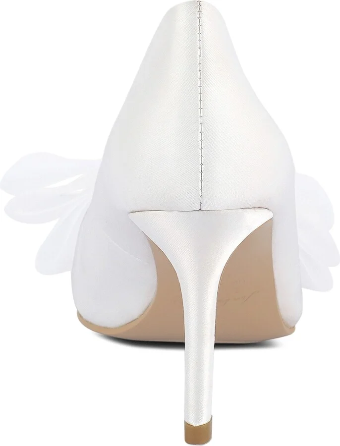Odette Crystal Embellished Bow Stiletto Pump - Image 4
