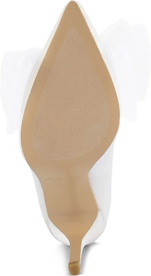 Odette Crystal Embellished Bow Stiletto Pump - Image 7