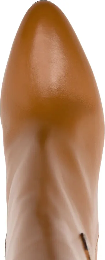 Odeya 85mm leather boots - Image 4