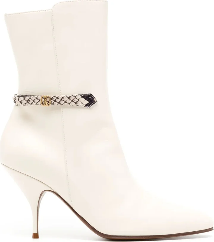 Odeya 85mm leather boots