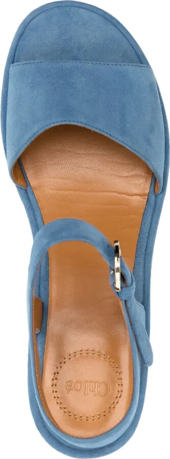 Odina 85mm suede sandals - Image 4