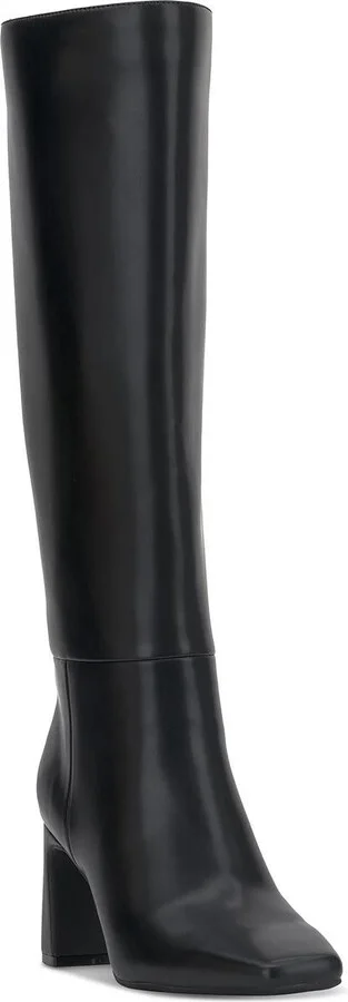 Odinap Womens Block Heel Man Made Knee-High Boots