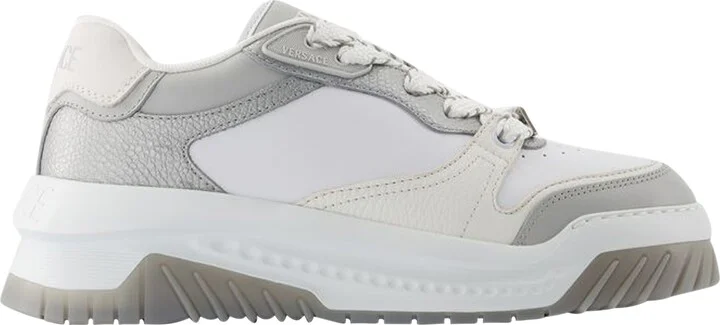 Odissea Sneakers - Versace - Leather - Grey/Black
