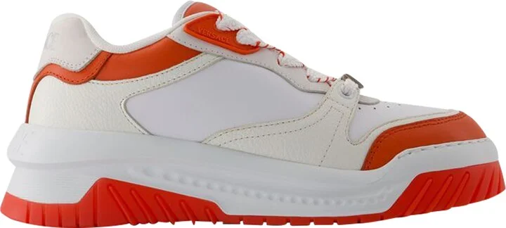 Odissea Sneakers - Versace - Leather - White
