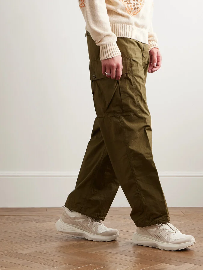 Odyssey ELMT Suede-Trimmed Mesh Sneakers - Image 2