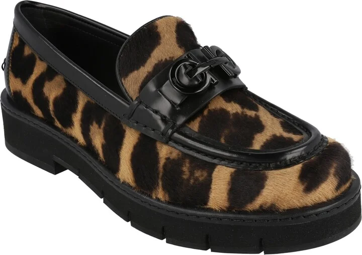 Ofelia Genuine Calf Hair Lug Sole Loafer