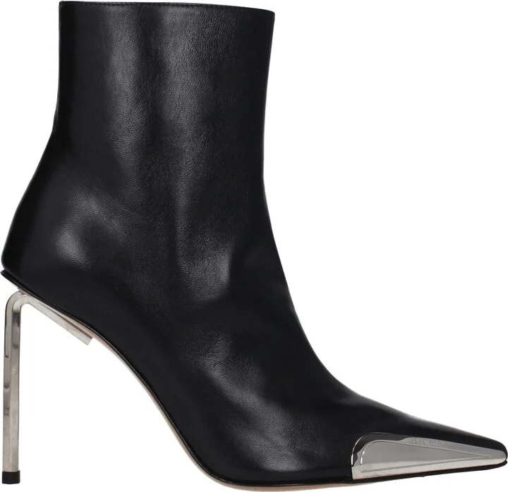 Off- Leather Ankle Women's Boots