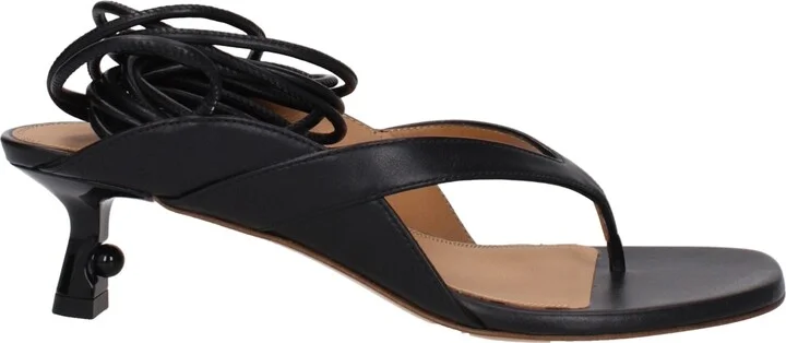 Off- Leather Flip-Flop Women's Sandal