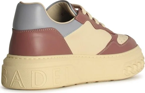 'off Road' Multicolor Leather Sneakers - Image 3