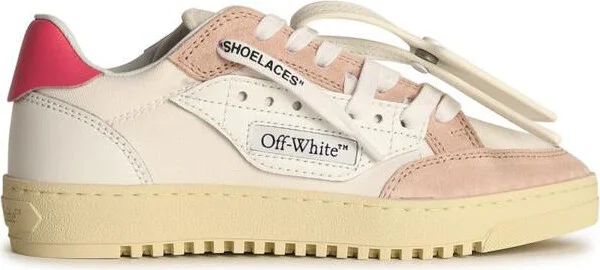 Off-White '5.0' White Cotton Blend Sneakers