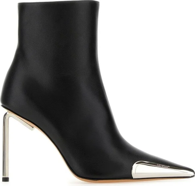 Off-White Allen Key Zip Detailed Ankle Boots