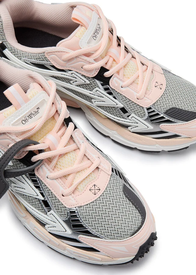 Off-white Be Right Back Panelled Mesh Sneakers - Image 3