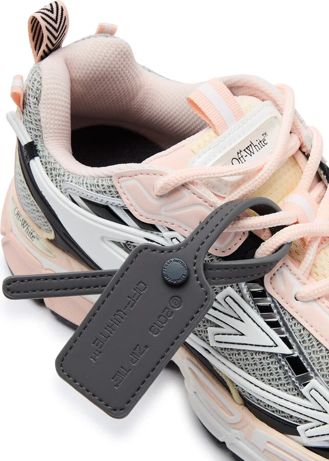 Off-white Be Right Back Panelled Mesh Sneakers - Image 4