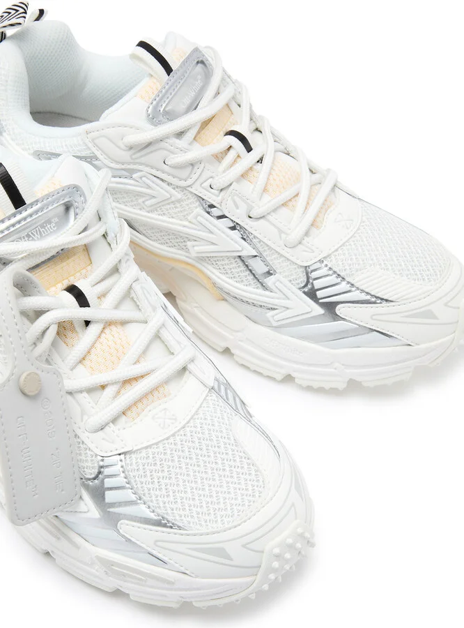 Off-white Be Right Back Panelled Mesh Sneakers - Image 3