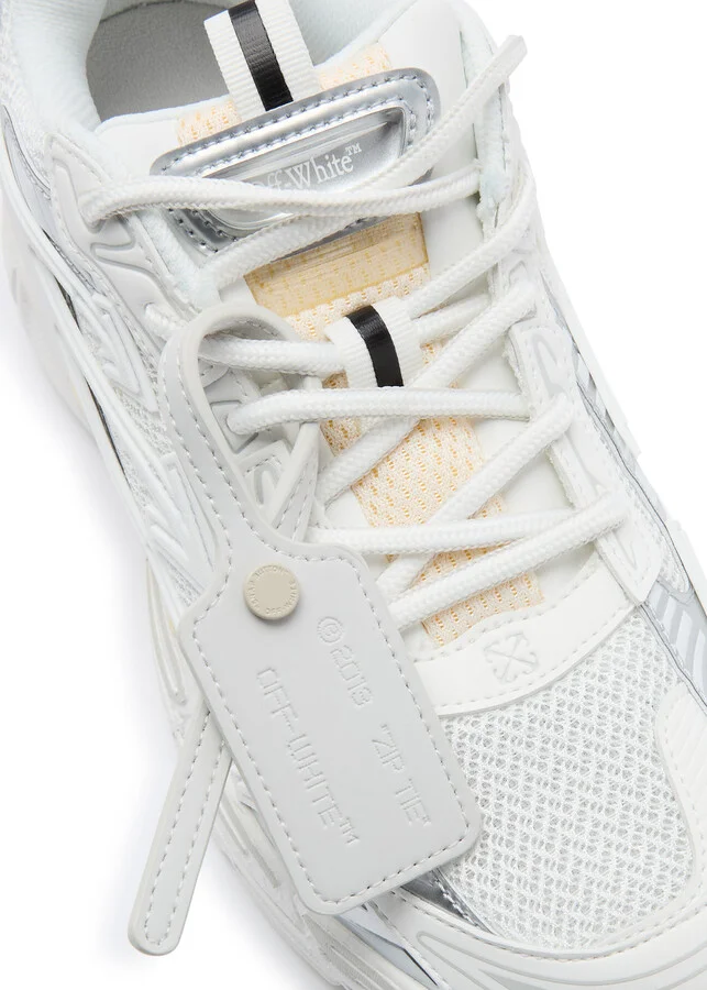 Off-white Be Right Back Panelled Mesh Sneakers - Image 4