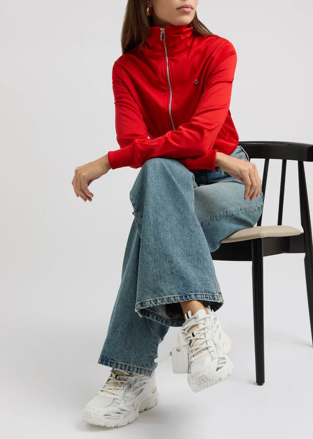 Off-white Be Right Back Panelled Mesh Sneakers - Image 5
