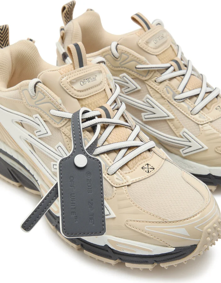 Off-white Be Right Back Panelled Mesh Sneakers - Image 4