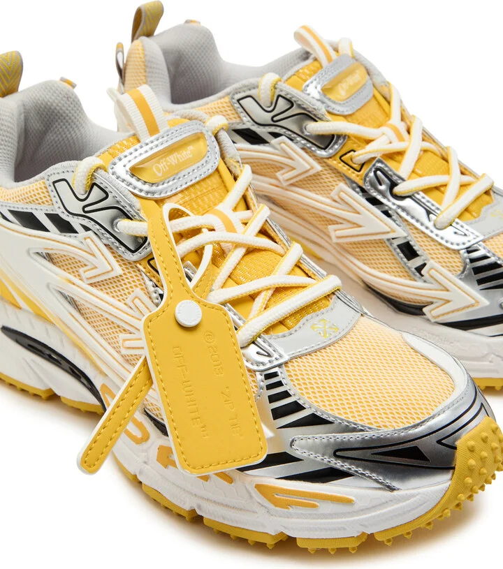 Off-white Be Right Back Panelled Mesh Sneakers - Image 8