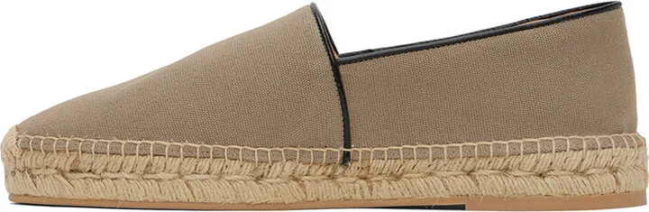 Off-White Beige Anglette Espadrilles - Image 3
