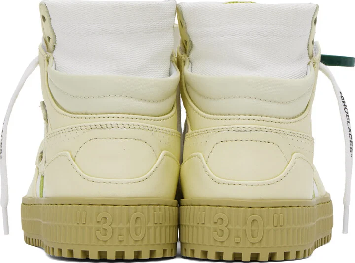 Off-White Beige & White 3.0 Off Court Sneakers - Image 2