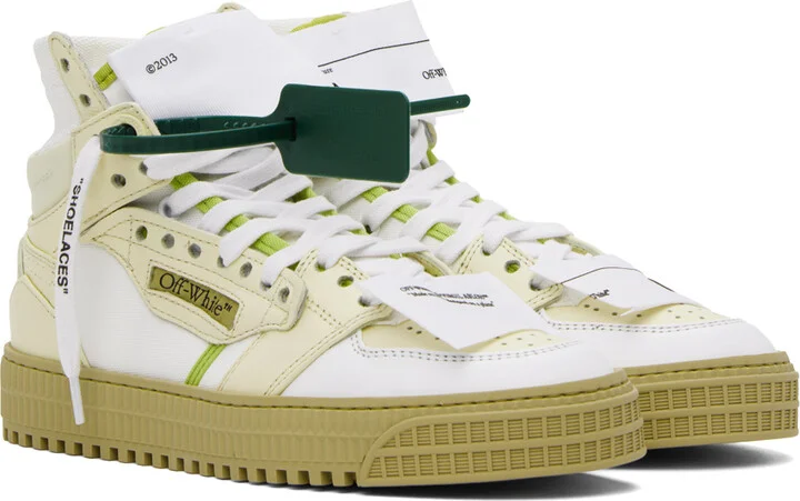 Off-White Beige & White 3.0 Off Court Sneakers - Image 4