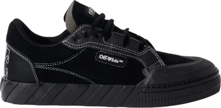 Off-White Black 779 Vulcanized Leather Sneakers
