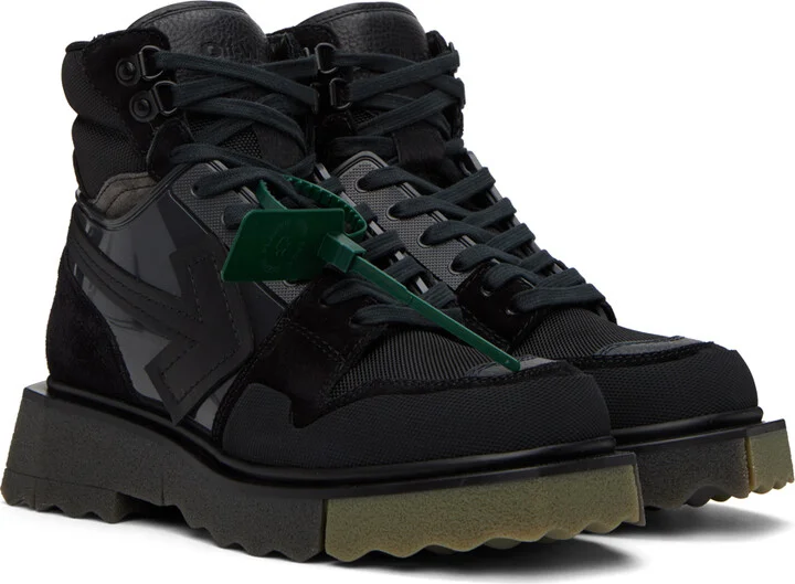 Off-White Black Hiking Sponge Boot - Image 4