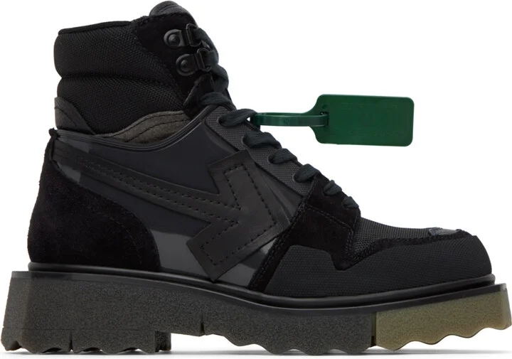 Off-White Black Hiking Sponge Boot
