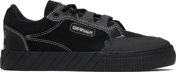 Off-White Black Leather Vulcanized 779 Sneakers