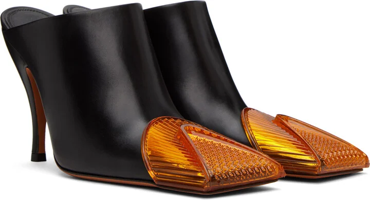 Off-White Black Lunar Mules - Image 4