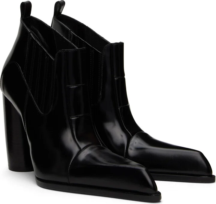 Off-White Black Moon Beatle Shade Boots - Image 4